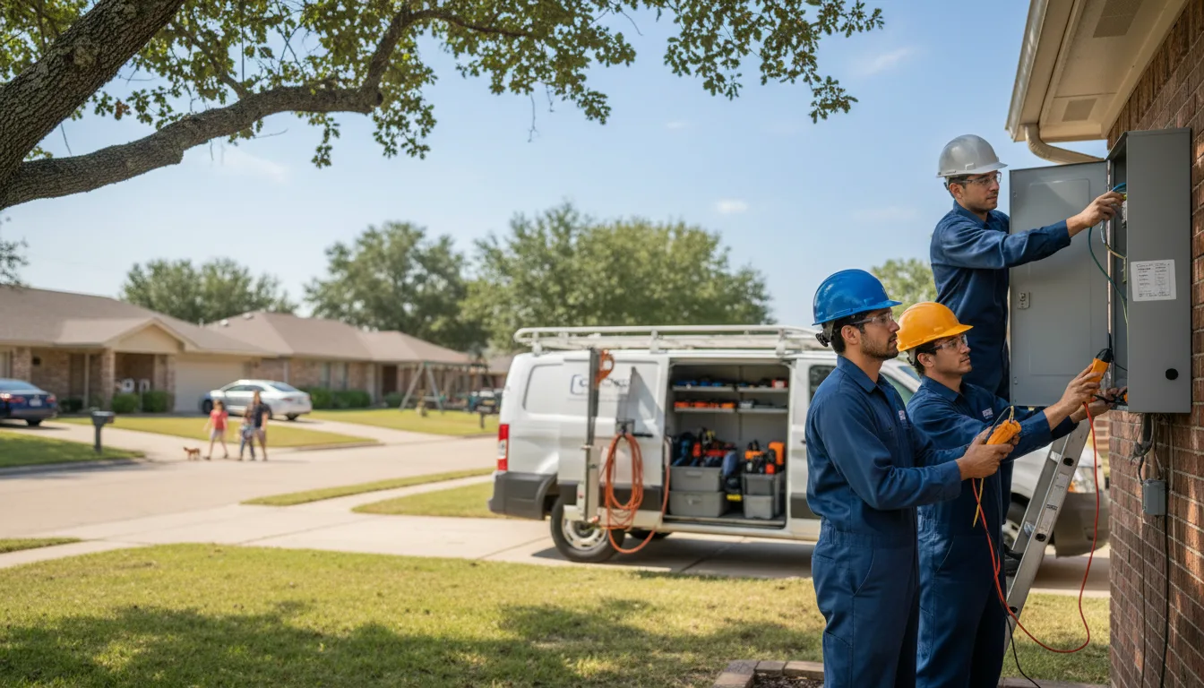 Certified electrician providing emergency electrical services in Sumner, NE